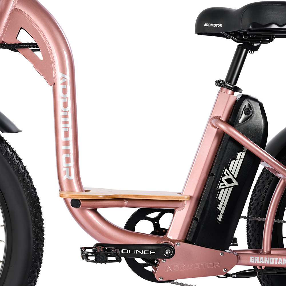 electric trike with woodsupport