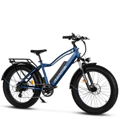Addmotor M-550 All Terrain Fat Tire Electric Bike blue