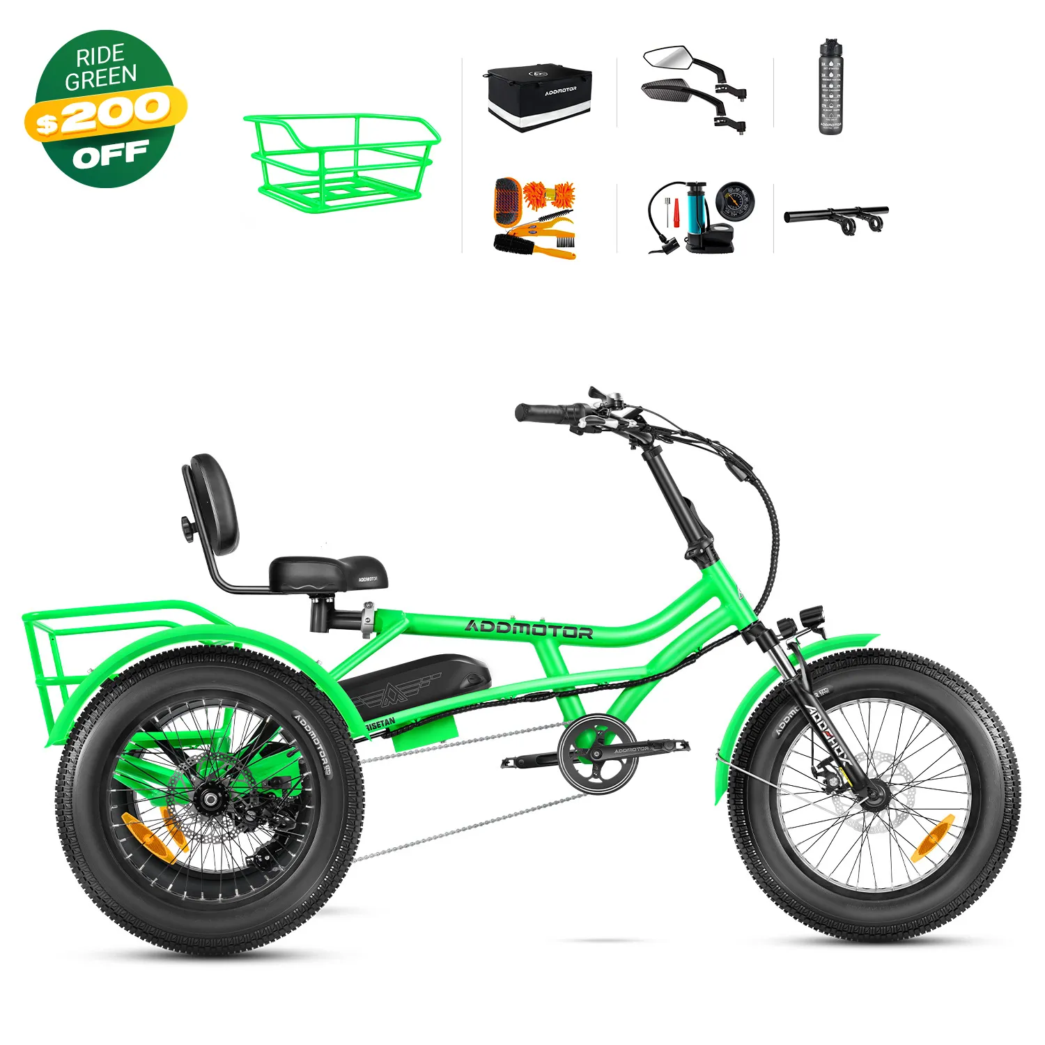 Arisetan II M-360 Semi-Recumbent eTrike