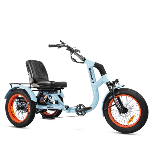 Freetan M-368X Full-Suspension Semi-Recumbent eTrike